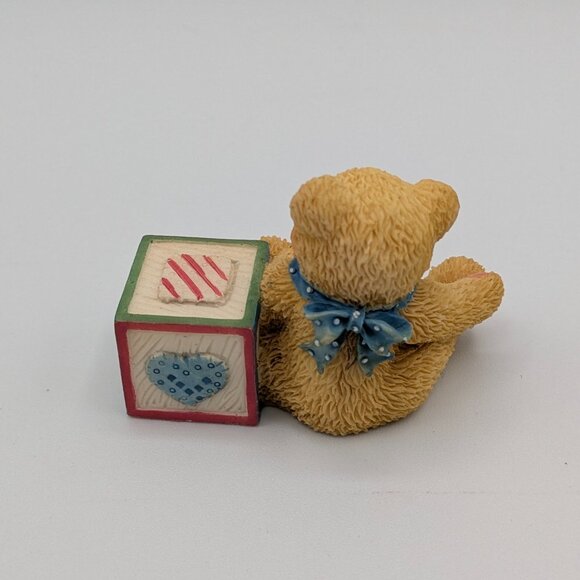Cherished Teddies Bear with ABC "R" Block (158488R) 1995 - Picture 5 of 10